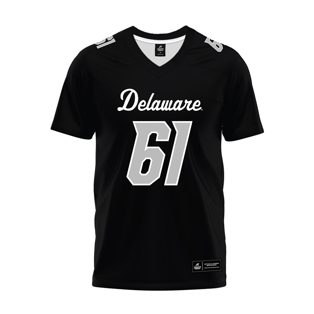 Delaware - NCAA Football : Steven Demboski - Black Premium Football Jersey-0