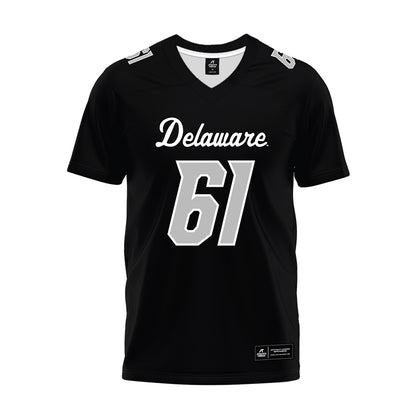 Delaware - NCAA Football : Steven Demboski - Black Premium Football Jersey-0