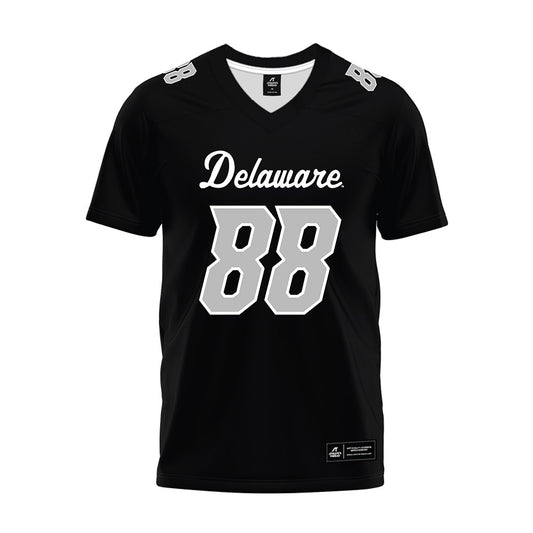 Delaware - NCAA Football : Samuel Siafa - Black Premium Football Jersey-0