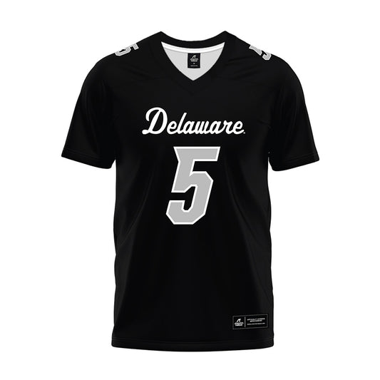 Delaware - NCAA Football : DaWain Lofton - Black Premium Football Jersey-0