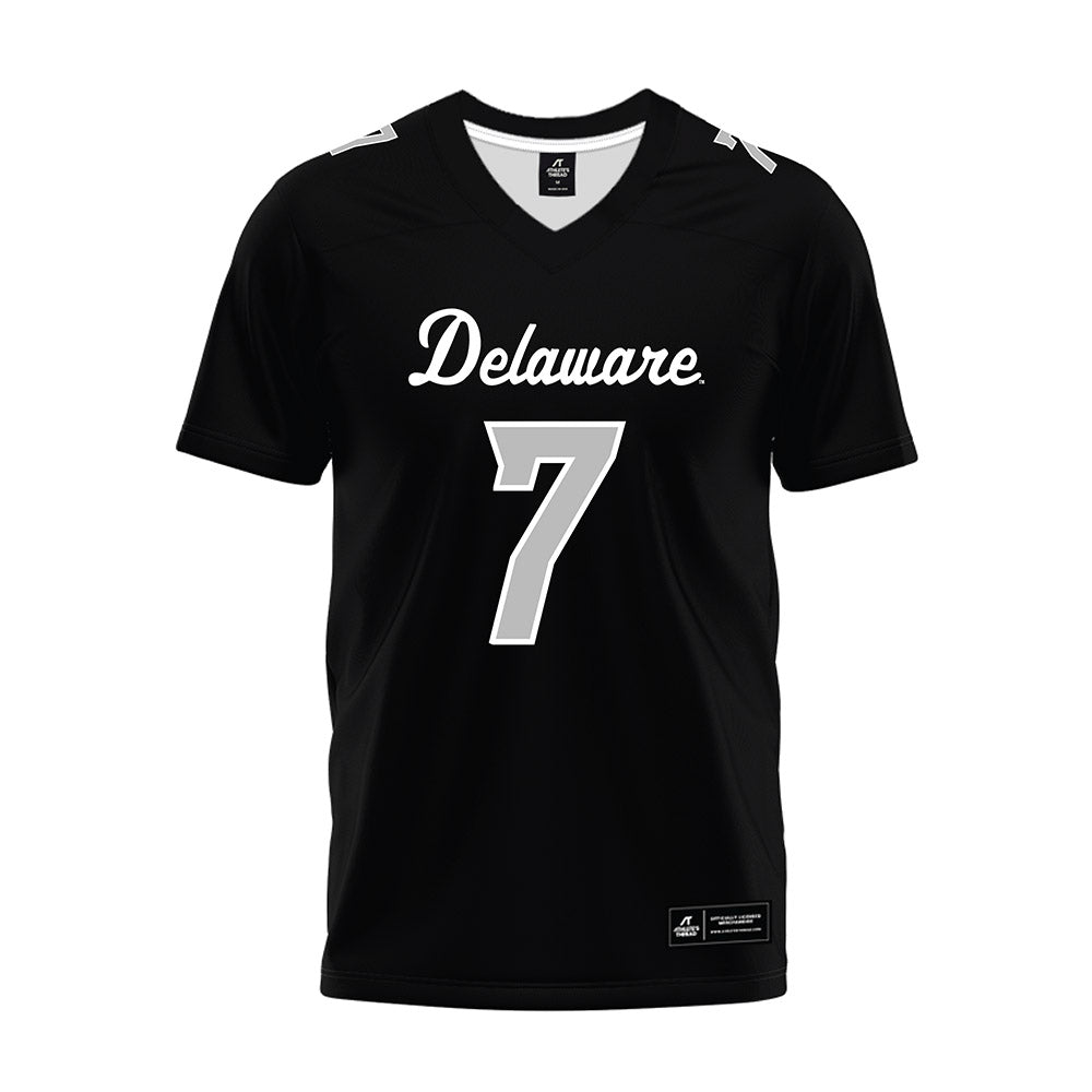 Delaware - NCAA Football : Tyler Bell - Black Premium Football Jersey-0