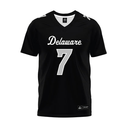 Delaware - NCAA Football : Tyler Bell - Black Premium Football Jersey-0