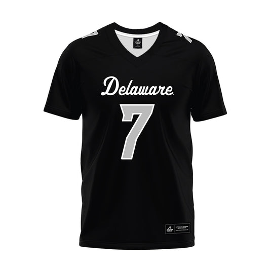 Delaware - NCAA Football : Tyler Bell - Black Premium Football Jersey-0