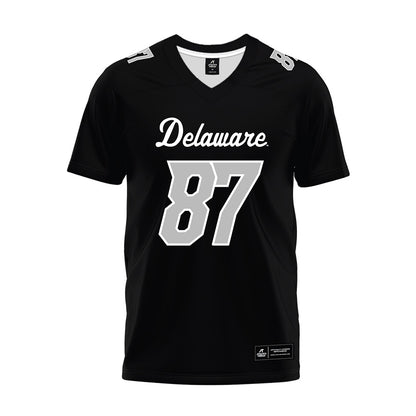 Delaware - NCAA Football : Carson Griffin - Black Premium Football Jersey-0