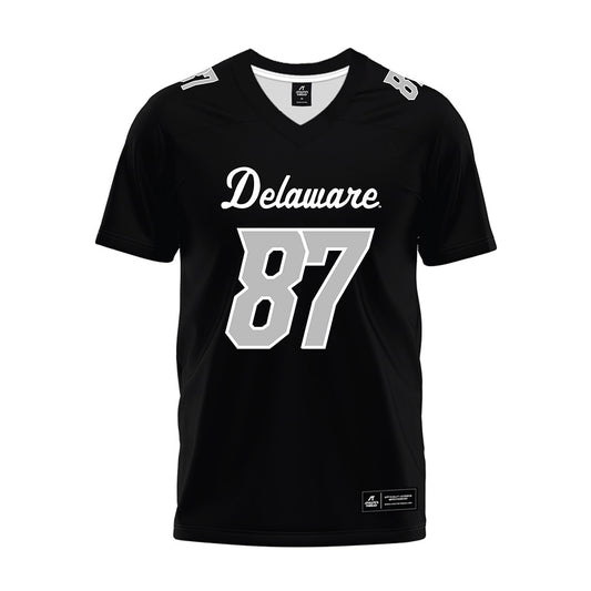 Delaware - NCAA Football : Carson Griffin - Black Premium Football Jersey-0
