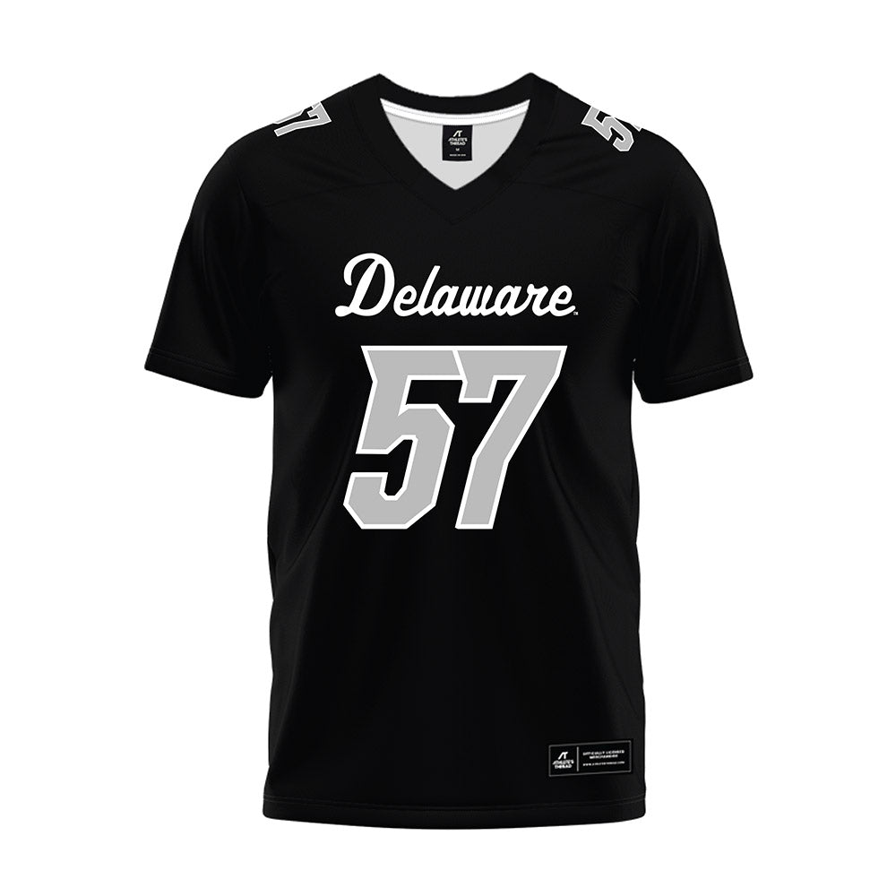 Delaware - NCAA Football : Gehret Gentzyel - Black Premium Football Jersey-0