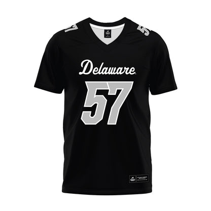 Delaware - NCAA Football : Gehret Gentzyel - Black Premium Football Jersey-0