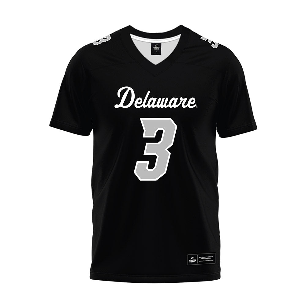Delaware - NCAA Football : Brandon Gorham - Black Premium Football Jersey-0