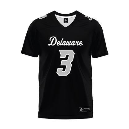 Delaware - NCAA Football : Brandon Gorham - Black Premium Football Jersey-0