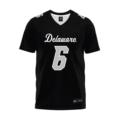 Delaware - NCAA Football : Nick Tyree - Black Premium Football Jersey-0