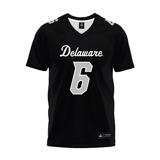 Delaware - NCAA Football : Nick Tyree - Black Premium Football Jersey-0