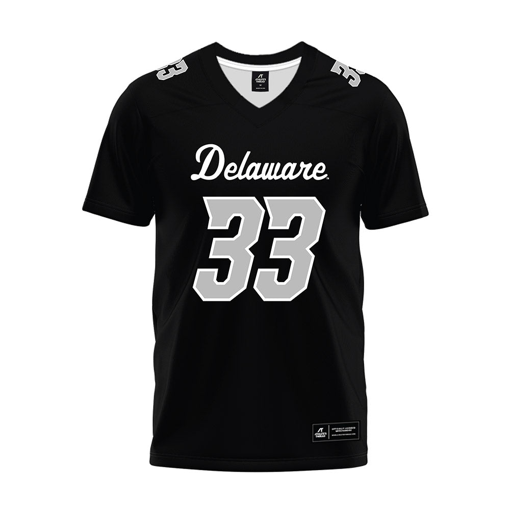 Delaware - NCAA Football : Trace Scott III - Black Premium Football Jersey-0