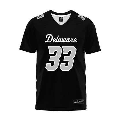 Delaware - NCAA Football : Trace Scott III - Black Premium Football Jersey-0