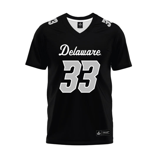 Delaware - NCAA Football : Trace Scott III - Black Premium Football Jersey-0