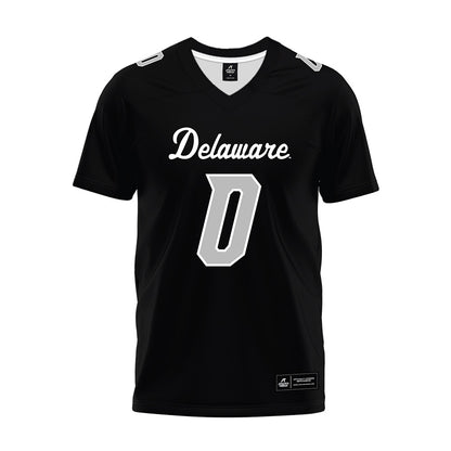 Delaware - NCAA Football : Bryson Graves - Black Premium Football Jersey-0