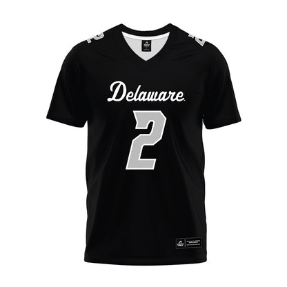 Delaware - NCAA Football : Kahlil Ali - Black Premium Football Jersey-0