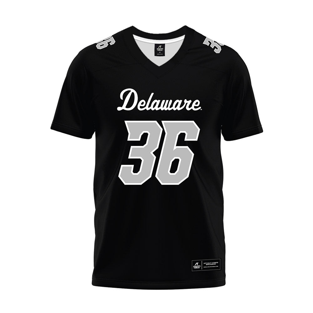 Delaware - NCAA Football : Nasir Eatmon - Black Premium Football Jersey-0