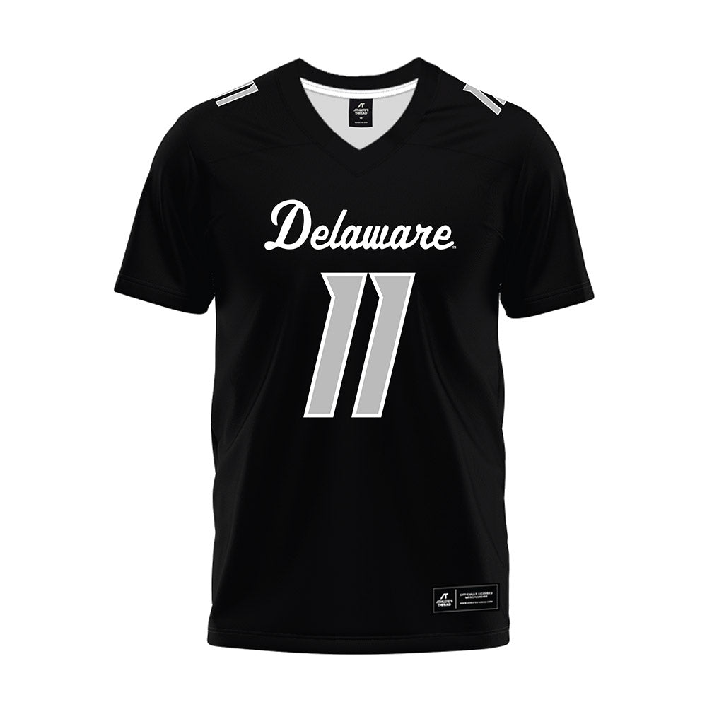 Delaware - NCAA Football : Jawarren Corbin - Black Premium Football Jersey-0