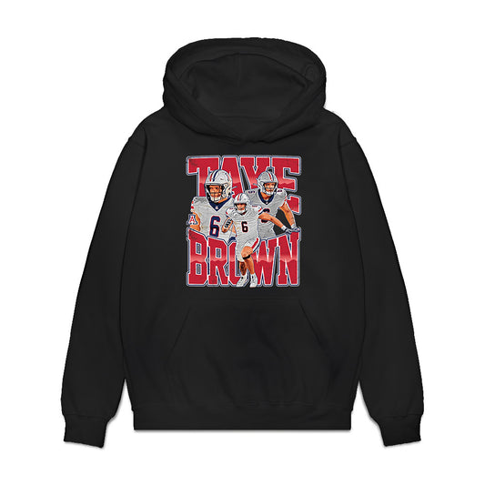 Arizona - NCAA Football : Taye Brown - Collage Premium Hooded Sweatshirt-0