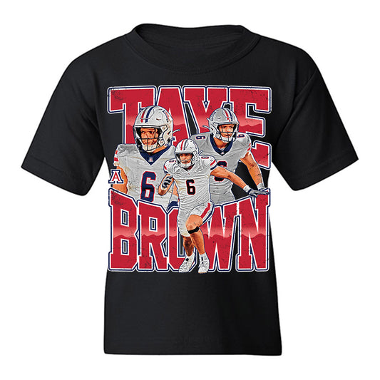 Arizona - NCAA Football : Taye Brown - Collage Youth T-Shirt-0