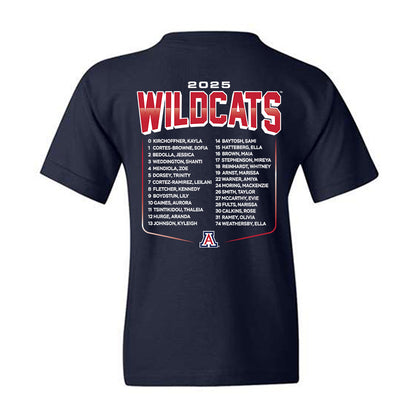 Arizona - NCAA Women's Soccer : - Roster Youth T-Shirt-1