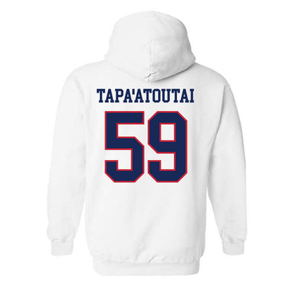 Arizona - NCAA Football : Rhino Tapa'atoutai - Classic Shersey Hooded Sweatshirt-1