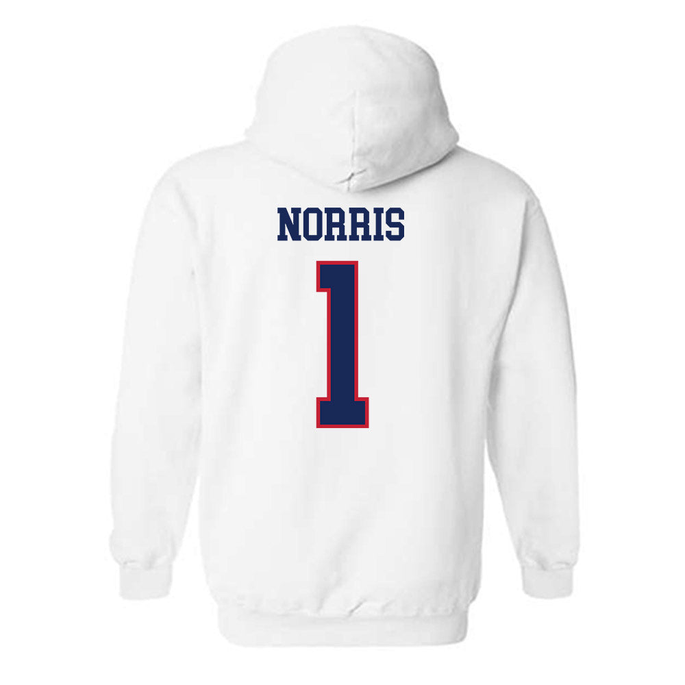 Arizona - NCAA Beach Volleyball : Leah Norris - Classic Shersey Hooded Sweatshirt-1