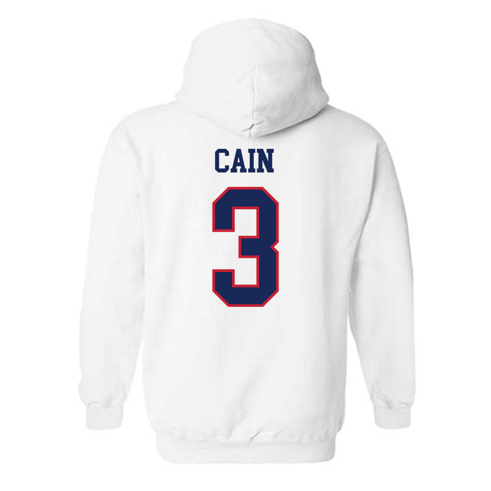 Arizona - NCAA Baseball : Andrew Cain - Classic Shersey Hooded Sweatshirt-1