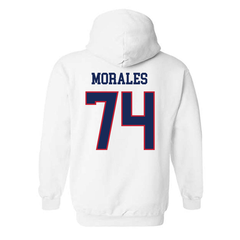 Arizona - NCAA Football : Justin Morales - Classic Shersey Hooded Sweatshirt-1