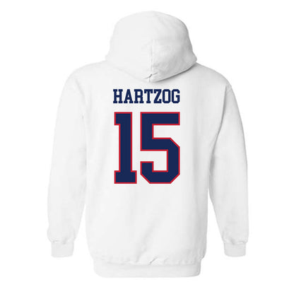 Arizona - NCAA Football : Malcolm Hartzog - Classic Shersey Hooded Sweatshirt-1