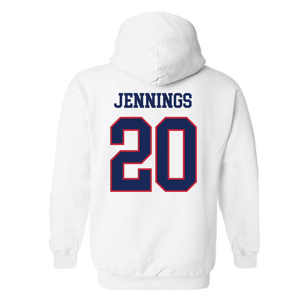 Arizona - NCAA Softball : Tele Jennings - Classic Shersey Hooded Sweatshirt-1
