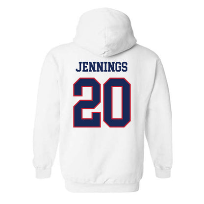 Arizona - NCAA Softball : Tele Jennings - Classic Shersey Hooded Sweatshirt-1