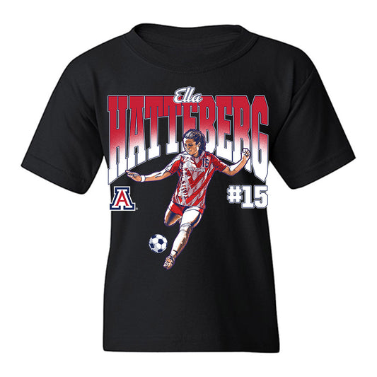 Arizona - NCAA Women's Soccer : Ella Hatteberg - Collage Youth T-Shirt-0