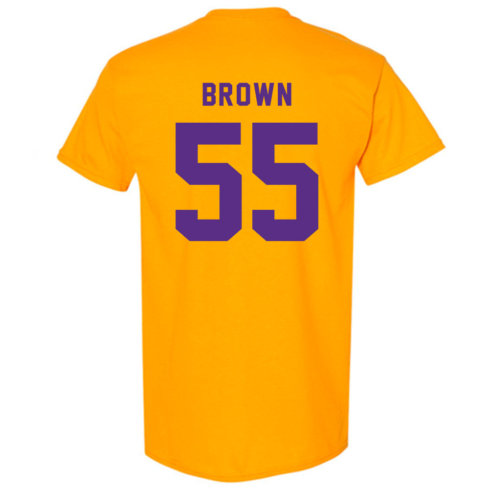 LSU - NCAA Football : Lamar Brown - Classic Shersey T-Shirt-1