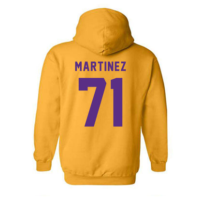 LSU - NCAA Football : Brysten Martinez - Classic Shersey Hooded Sweatshirt-1