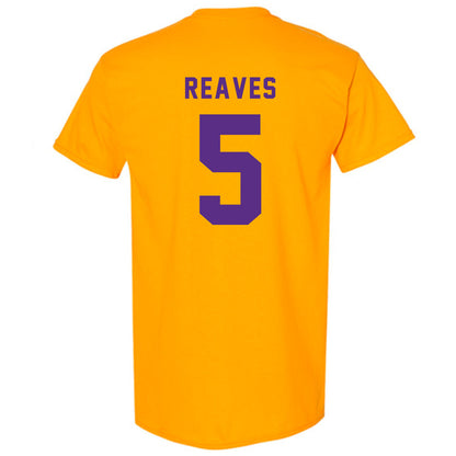 LSU - NCAA Baseball : Tanner Reaves - Classic Shersey T-Shirt-1