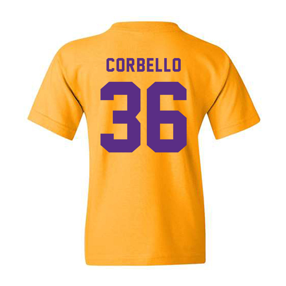 LSU - NCAA Football : Aidan Corbello - Classic Shersey Youth T-Shirt-1