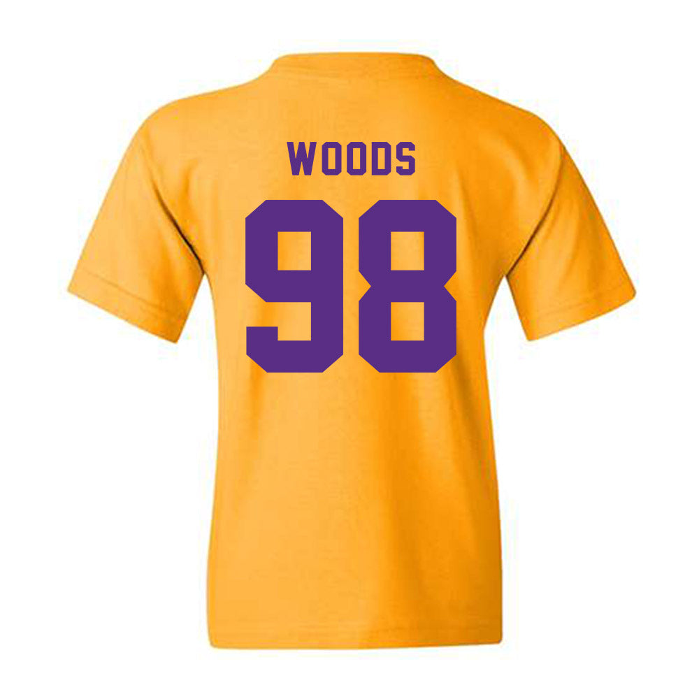 LSU - NCAA Football : Achilles Woods - Classic Shersey Youth T-Shirt-1