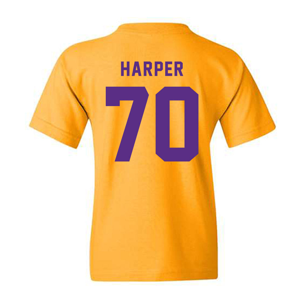 LSU - NCAA Football : Devin Harper - Classic Shersey Youth T-Shirt-1