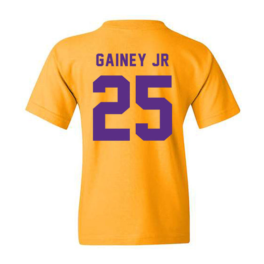 LSU - NCAA Football : Rod Gainey jr - Classic Shersey Youth T-Shirt-0