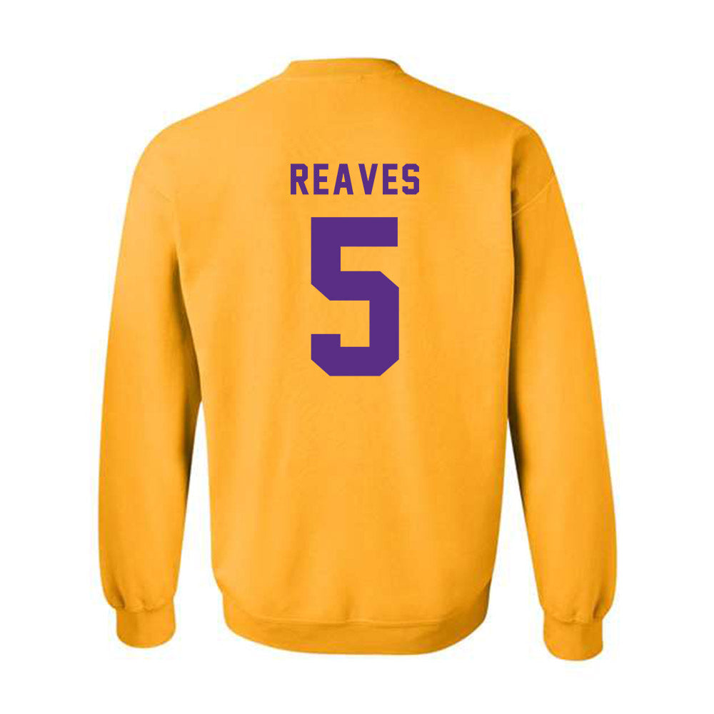 LSU - NCAA Baseball : Tanner Reaves - Classic Shersey Crewneck Sweatshirt-1