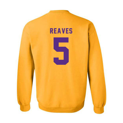 LSU - NCAA Baseball : Tanner Reaves - Classic Shersey Crewneck Sweatshirt-1