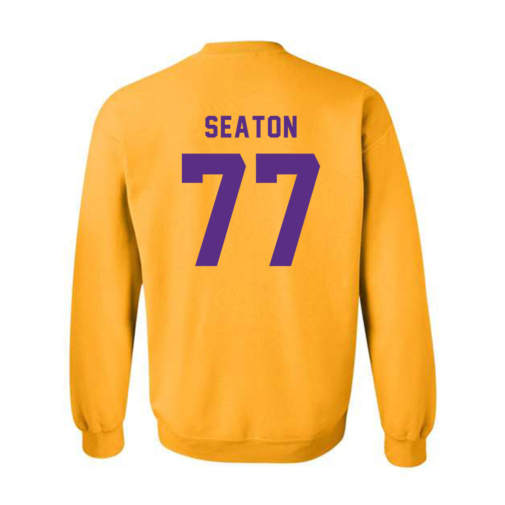 LSU - NCAA Football : Jordan Seaton - Classic Shersey Crewneck Sweatshirt-1