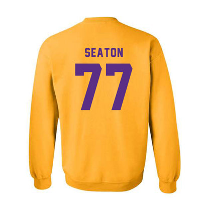 LSU - NCAA Football : Jordan Seaton - Classic Shersey Crewneck Sweatshirt-1