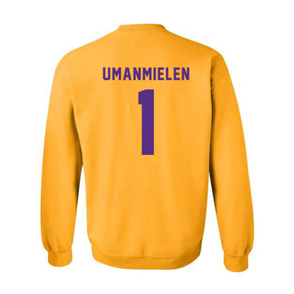 LSU - NCAA Football : Princewill Umanmielen - Classic Shersey Crewneck Sweatshirt-1