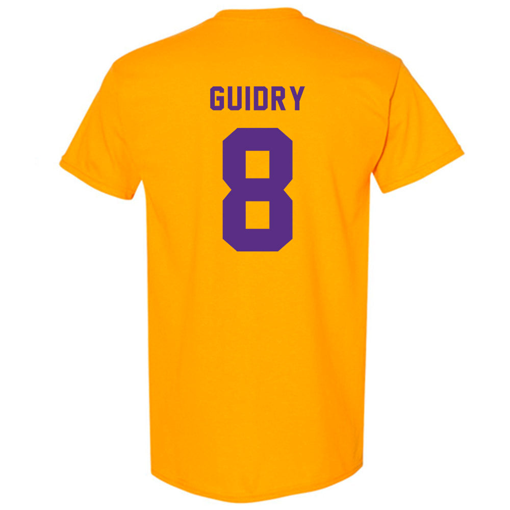 LSU - NCAA Baseball : Gavin Guidry - Classic Shersey T-Shirt-1