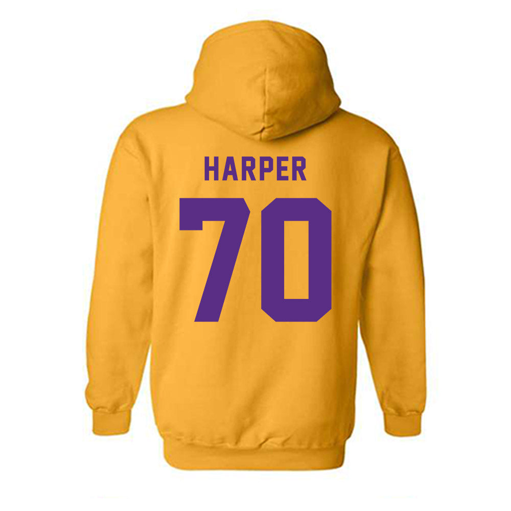 LSU - NCAA Football : Devin Harper - Classic Shersey Hooded Sweatshirt-1