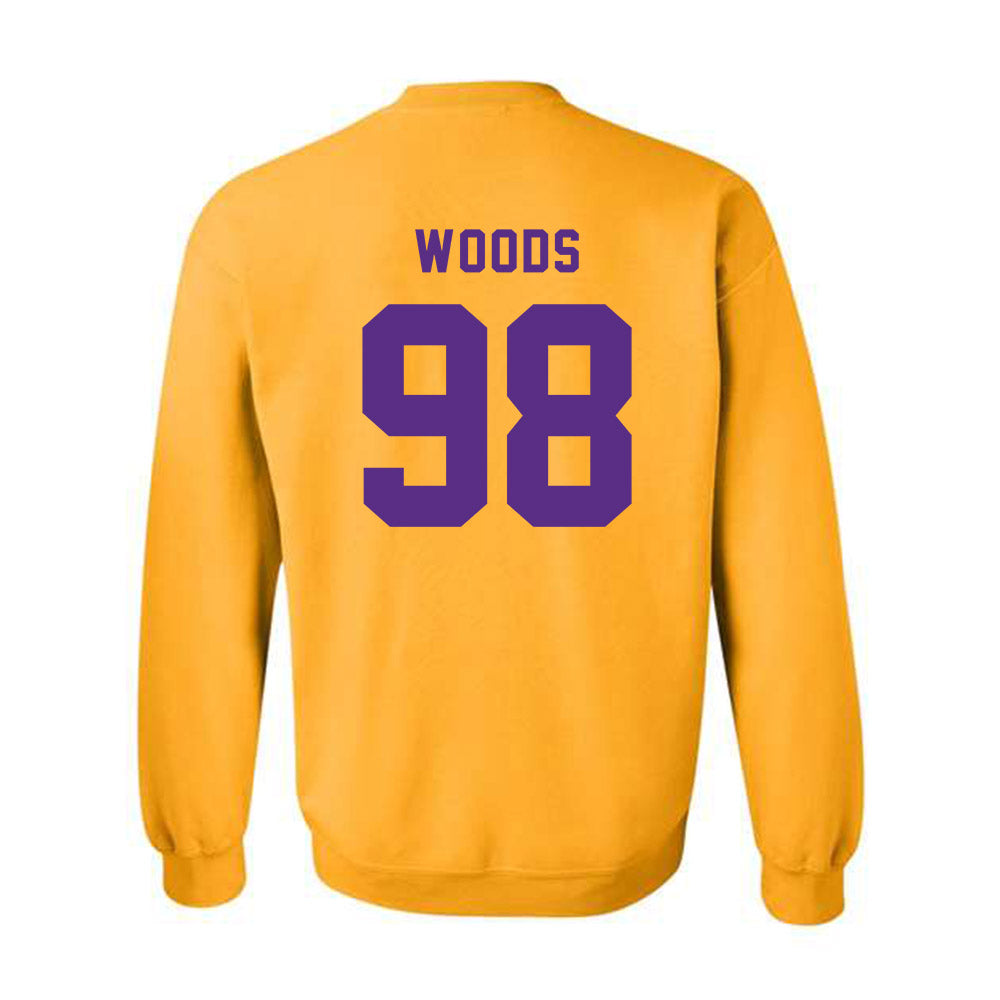 LSU - NCAA Football : Achilles Woods - Classic Shersey Crewneck Sweatshirt-1