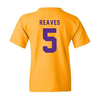 LSU - NCAA Baseball : Tanner Reaves - Classic Shersey Youth T-Shirt-1