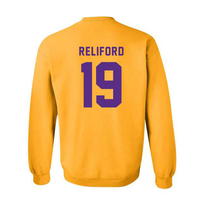 LSU - NCAA Football : Gabriel Reliford - Classic Shersey Crewneck Sweatshirt-1